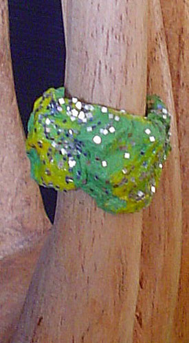 anello fascia ,papier machè.